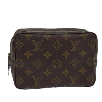 LOUIS VUITTON Monogram Trousse Toilette 18 Pouch M47526 LV Auth 85326