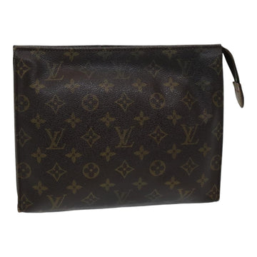 LOUIS VUITTON Monogram Poche Toilette 26 Pouch M47542 LV Auth 85336