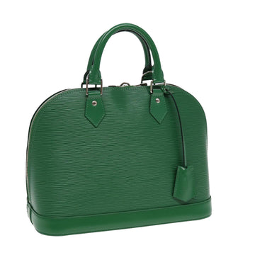 LOUIS VUITTON Epi Alma PM Hand Bag Green Cloak M40618 LV Auth 85350A