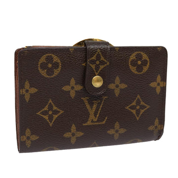 LOUIS VUITTON Monogram Porte Monnaie Billets Viennois Wallet M61663 Auth 85371