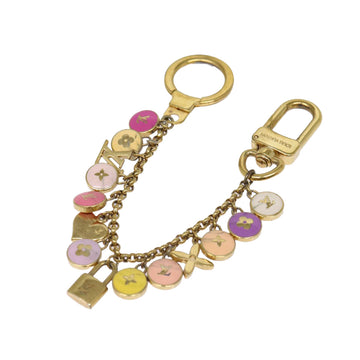 LOUIS VUITTON Monogram Porte Cles Chainne Pastilles Charm M66172 LV Auth 85372