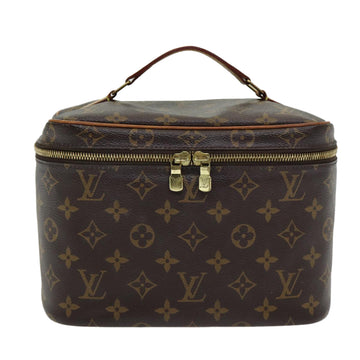 LOUIS VUITTON Monogram Vanity Nice BB Hand Bag M42265 LV Auth 85429