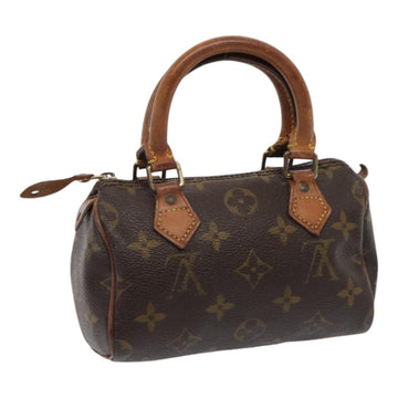 LOUIS VUITTON Monogram Mini Speedy Hand Bag M41534 LV Auth 85508