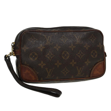 LOUIS VUITTON Monogram Marly Dragonne PM Clutch Bag M51827 LV Auth 85559