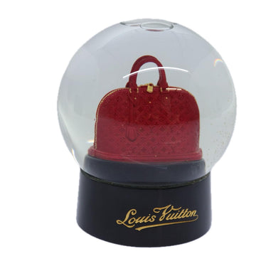 LOUIS VUITTON Snow Globe Alma VIP Limited Clear Red LV Auth 85596