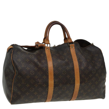 LOUIS VUITTON Monogram Keepall 50 Boston Bag M41426 LV Auth 85599