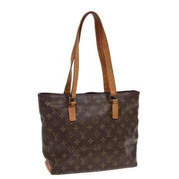 LOUIS VUITTON Monogram Cabas Piano Tote Bag M51148 LV Auth 85602