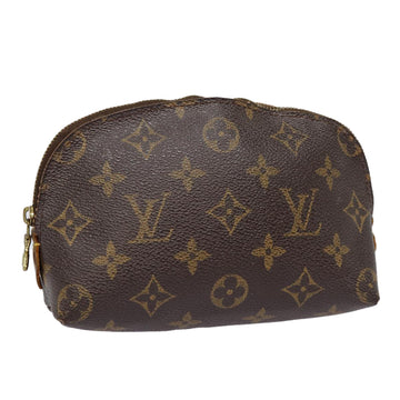 LOUIS VUITTON Monogram Pochette Cosmetic PM Cosmetic Pouch M47515 LV Auth 85663