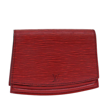 LOUIS VUITTON Epi Pochette Tillsit Waist Bag Red M52607 LV Auth 85883