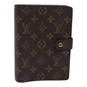 LOUIS VUITTON Monogram Agenda MM Day Planner Cover R20105 LV Auth 85903