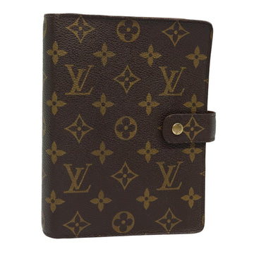 LOUIS VUITTON Monogram Agenda MM Day Planner Cover R20105 LV Auth 86094