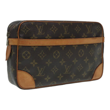 LOUIS VUITTON Monogram Compiegne 28 Clutch Bag M51845 LV Auth 86121