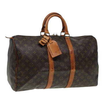 LOUIS VUITTON Monogram Keepall 45 Boston Bag M41428 LV Auth 86128