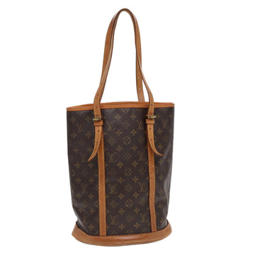 LOUIS VUITTON Monogram Bucket GM Shoulder Bag M42236 LV Auth 86138