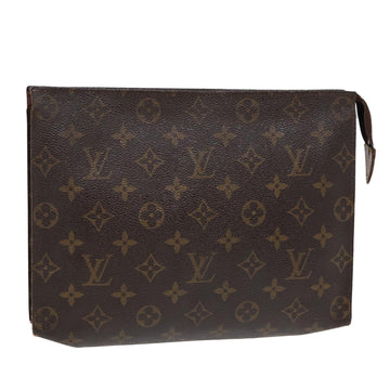 LOUIS VUITTON Monogram Poche Toilette 26 Pouch M47542 LV Auth 86142