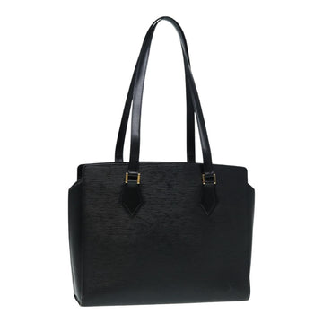 LOUIS VUITTON Epi Duplex Tote Bag Black M52422 LV Auth 86144