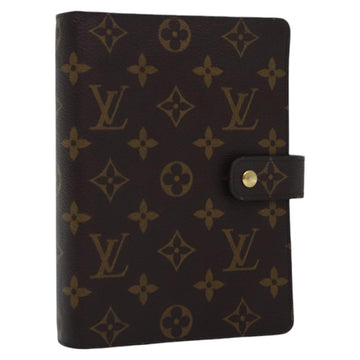 LOUIS VUITTON Monogram Agenda MM Day Planner Cover R20105 LV Auth 86187