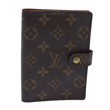 LOUIS VUITTON Monogram Agenda PM Day Planner Cover R20005 LV Auth 86207