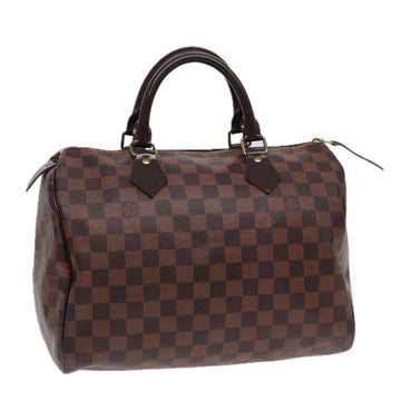 LOUIS VUITTON Damier Ebene Speedy 30 Hand Bag N41364 LV Auth 86240