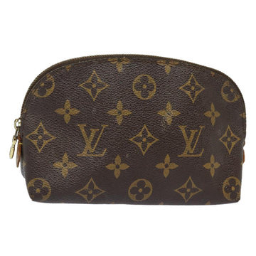 LOUIS VUITTON Monogram Pochette Cosmetic PM Cosmetic Pouch M47515 LV Auth 86286