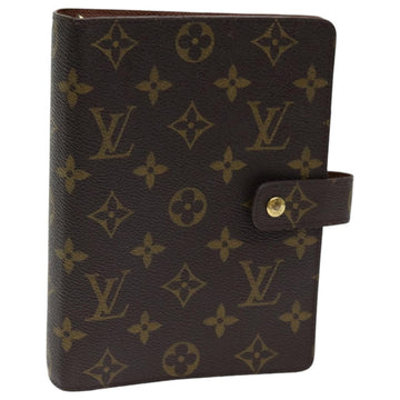 LOUIS VUITTON Monogram Agenda MM Day Planner Cover R20105 LV Auth 86309