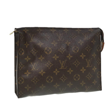 LOUIS VUITTON Monogram Poche Toilette 26 Pouch M47542 LV Auth 86356