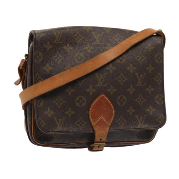 LOUIS VUITTON Monogram Cartouchiere GM Shoulder Bag M51252 LV Auth 86367