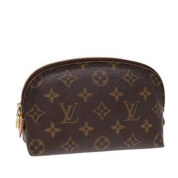 LOUIS VUITTON Monogram Pochette Cosmetic PM Cosmetic Pouch M47515 LV Auth 86467