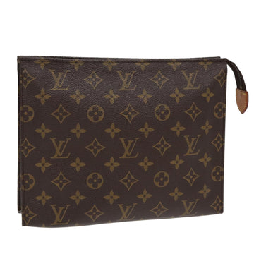 LOUIS VUITTON Monogram Poche Toilette 26 Pouch M47542 LV Auth 86487