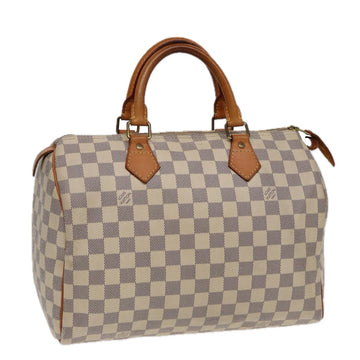 LOUIS VUITTON Damier Azur Speedy 30 Hand Bag N41533 LV Auth 86567