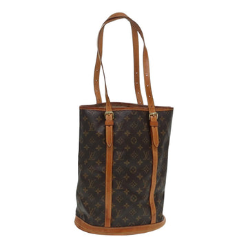 LOUIS VUITTON Monogram Bucket GM Shoulder Bag M42236 LV Auth 86581