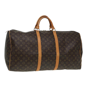 LOUIS VUITTON Monogram Keepall 60 Boston Bag M41422 LV Auth 86591