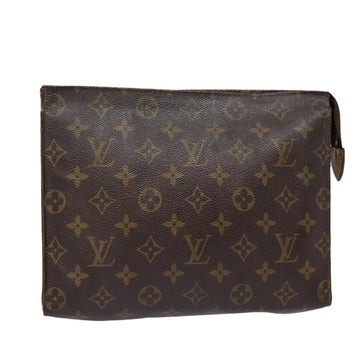 LOUIS VUITTON Monogram Poche Toilette 26 Pouch M47542 LV Auth 86681