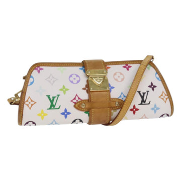 LOUIS VUITTON Multicolor Shirley Shoulder Bag White M40049 LV Auth 86695