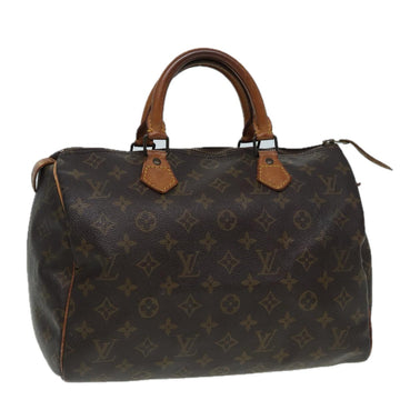 LOUIS VUITTON Monogram Speedy 30 Hand Bag M41526 LV Auth 86733