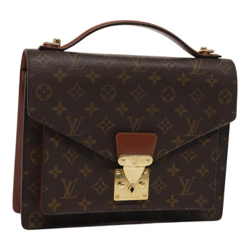 LOUIS VUITTON Monogram Monceau 28 Hand Bag 2way M51185 LV Auth 86778