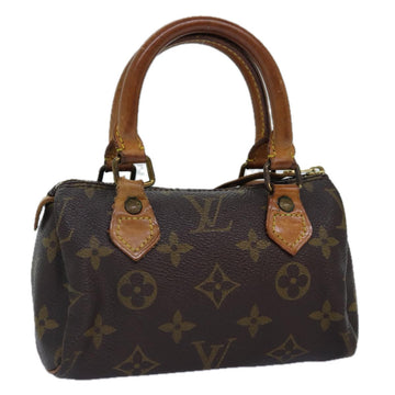 LOUIS VUITTON Monogram Mini Speedy Hand Bag M41534 LV Auth 86802