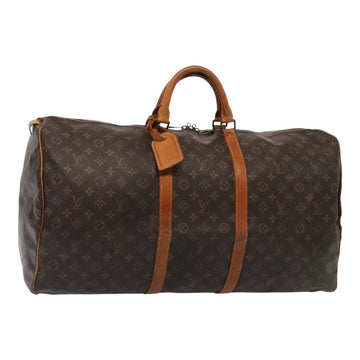 LOUIS VUITTON Monogram Keepall 60 Boston Bag M41422 LV Auth 86843