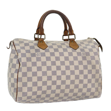 LOUIS VUITTON Damier Azur Speedy 30 Hand Bag N41533 LV Auth 86862