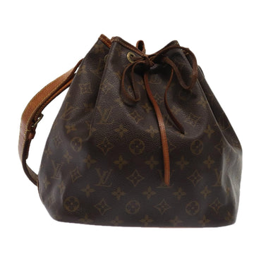 LOUIS VUITTON Monogram Petit Noe Shoulder Bag M42226 LV Auth 86973