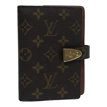 LOUIS VUITTON Monogram Agenda Partonaire PM Day Planner Cover R21029 Auth 86996