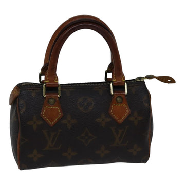 LOUIS VUITTON Monogram Mini Speedy Hand Bag M41534 LV Auth 86998