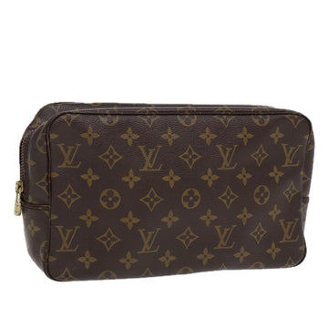 LOUIS VUITTON Monogram Trousse Toilette 28 Clutch Bag M47522 LV Auth 87027