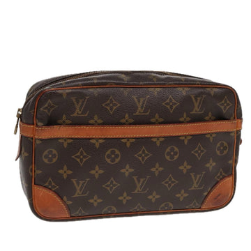 LOUIS VUITTON Monogram Compiegne 28 Clutch Bag M51845 LV Auth 87047