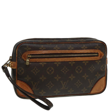 LOUIS VUITTON Monogram Marly Dragonne GM Clutch Bag M51825 LV Auth 87186