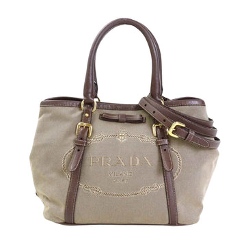 PRADA Canapa Handbag