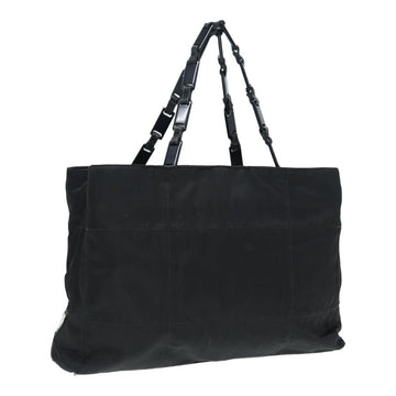 PRADA Hand Bag Nylon Black Auth 87322