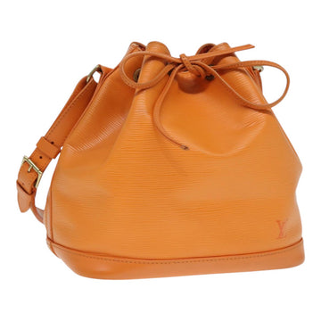 LOUIS VUITTON Epi Petit Noe Shoulder Bag Orange Mandarin M5901H LV Auth 87364