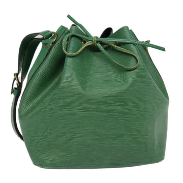 LOUIS VUITTON Epi Petit Noe Shoulder Bag Green M44102 LV Auth 87508