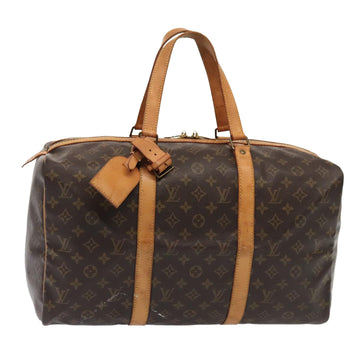 LOUIS VUITTON Monogram Sac Souple 45 Boston Bag M41624 LV Auth 87615